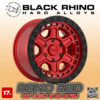 MÂM BLACK RHINO RENO 17x9.0 | 6x139.7 | ET00 | CB112.1 | MÀU ĐỎ CANDY