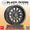 MÂM BLACK RHINO DUGGER 17x8.5 | 6x139.7 | ET00 | CB112.1 | MÀU ĐEN